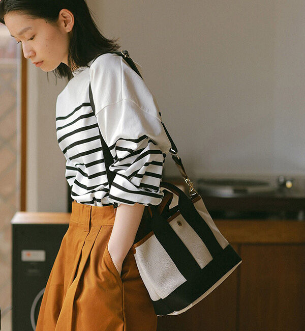 TOPKAPI BREATH「【Breath TOPKAPI】SCOTCH GRAIN スコッチグレイン ショルダー付き ミニ トートバッグ SS」|ショルダー・メッセンジャー|