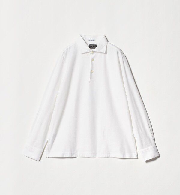 UNITED ARROWS「【別注】＜GUY ROVER＞ロングスリーブ ポロシャツ」|ポロシャツ|WHITE