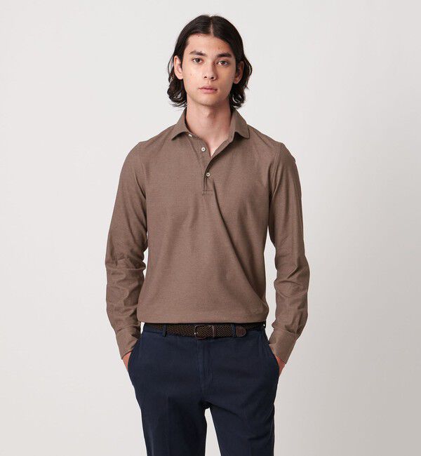 UNITED ARROWS「【別注】＜GUY ROVER＞ロングスリーブ ポロシャツ」|ポロシャツ|