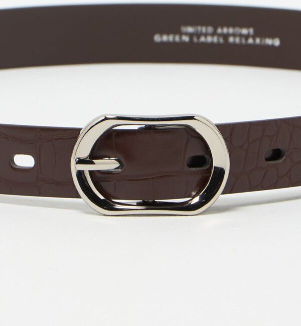 UNITED ARROWS green label relaxing「レクタングル バックル ベルト」|ベルト|