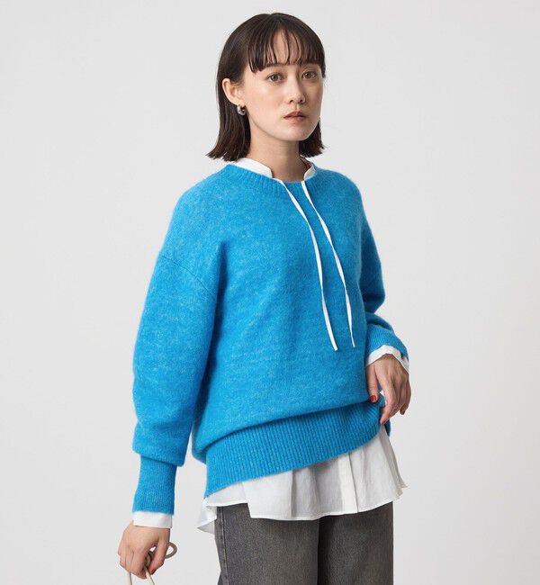 UNITED ARROWS green label relaxing「アルパカブレンド クルーネック プルオーバー ニット」|ニット・セーター|