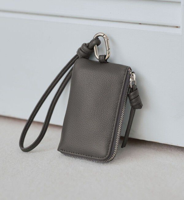 UNITED ARROWS green label relaxing「【別注】＜perche＞2WAY ストラップ カードケース 」|名刺入れ・カードケース|DK.GRAY