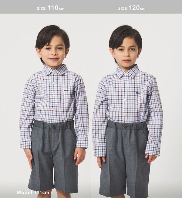 UNITED ARROWS green label relaxing「チェックシャツ / キッズ 110cm-130cm」|シャツ・ブラウス|