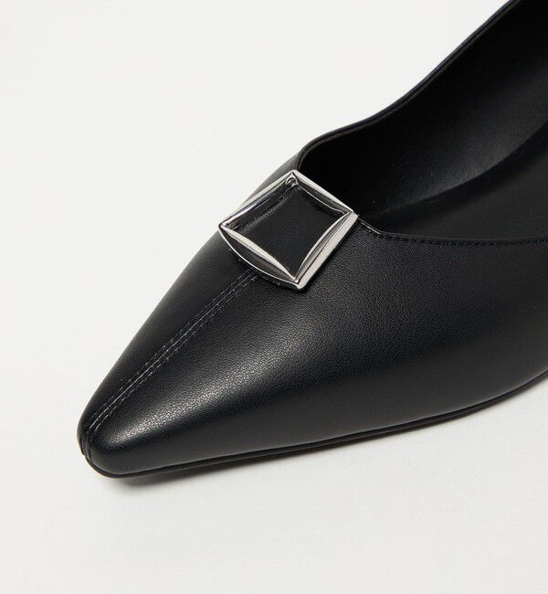 UNITED ARROWS green label relaxing「ポインテッド バックル パンプス 晴雨兼用 撥水」|パンプス|