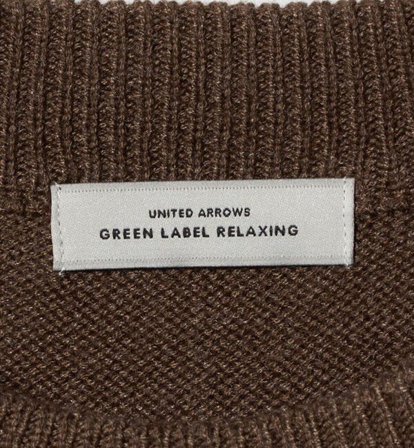 UNITED ARROWS green label relaxing「ロゴ ニット プルオーバー 2 ウォッシャブル」|ニット・セーター|