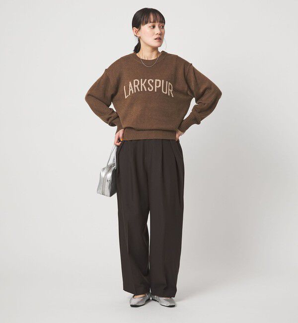 UNITED ARROWS green label relaxing「ロゴ ニット プルオーバー 2 ウォッシャブル」|ニット・セーター|