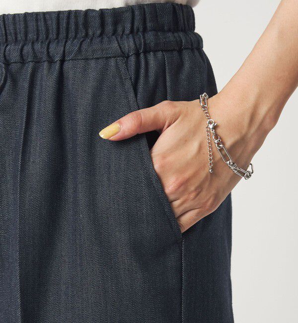 UNITED ARROWS green label relaxing「［size SHORT/TALLあり］ニーハイフレアパンツ デニム 2 ストレッチ」|デニム|