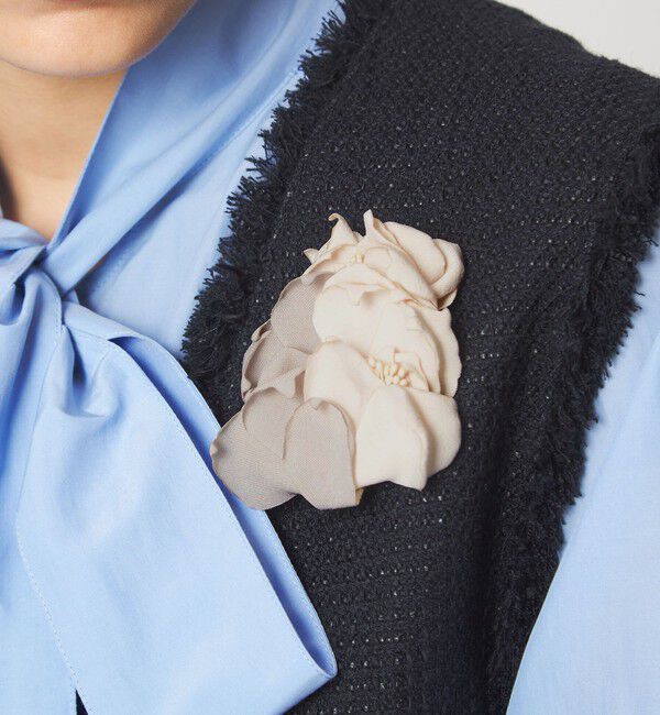 UNITED ARROWS green label relaxing「フラワー ミックスコサージュ」|ブローチ・コサージュ|BEIGE