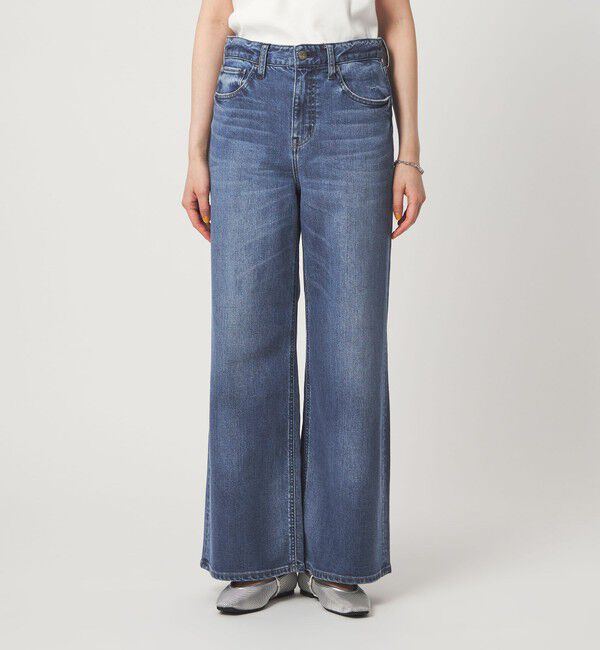 UNITED ARROWS green label relaxing「【別注】＜Healthy DENIM＞ワイド フレア デニム パンツ」|デニム|