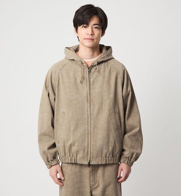 UNITED ARROWS green label relaxing「プリント バイオ フード ブルゾン」|その他|