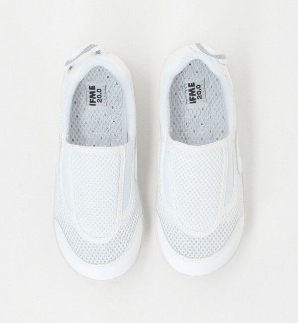 UNITED ARROWS green label relaxing「＜IFME＞息するソール 上履き（スリッポン） / キッズ  17cm-23cm」|スニーカー|WHITE