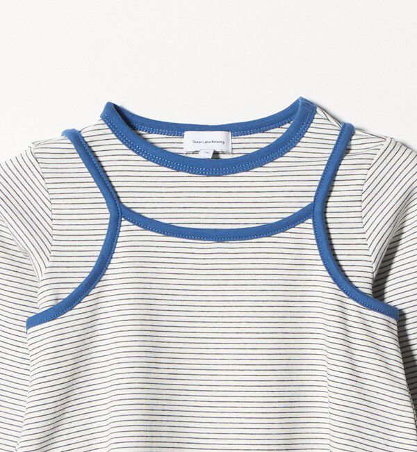 UNITED ARROWS green label relaxing「ボーダーTシャツ＋キャミソール セット / キッズ 100cm-130cm」|Tシャツ・カットソー|