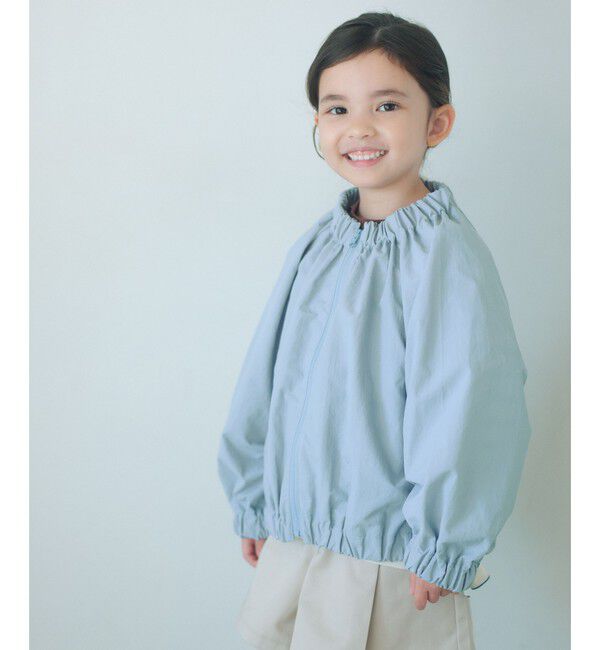 UNITED ARROWS green label relaxing「ギャザーブルゾン / キッズ 撥水・UVカット 100cm-160cm」|その他|TURQUOISE