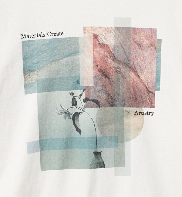 UNITED ARROWS green label relaxing「＜Phospho Graphica＞グラフィック ロングスリーブ Tシャツ」|Tシャツ・カットソー|