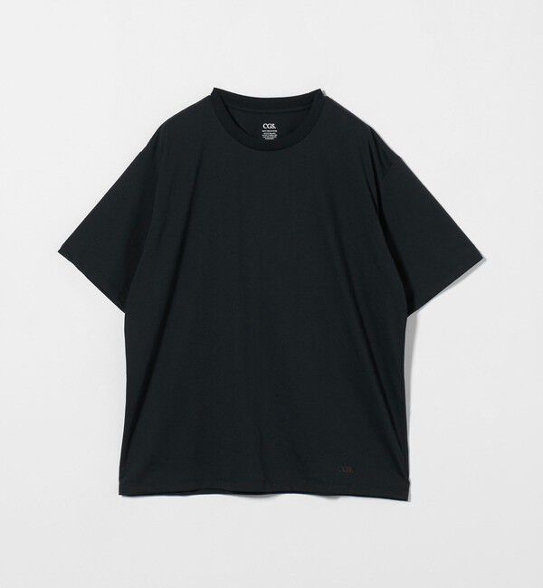 California General Store「＜CGS.＞ リサイクル ポリエステル ラック Tシャツ-吸水速乾 紫外線軽減-」|Tシャツ・カットソー|BLACK