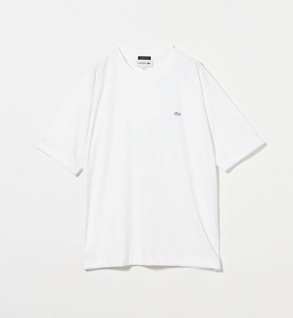 BEAUTY&YOUTH UNITED ARROWS「＜LACOSTE for BEAUTY&YOUTH＞ 1トーン パイル Tシャツ」|Tシャツ・カットソー|WHITE