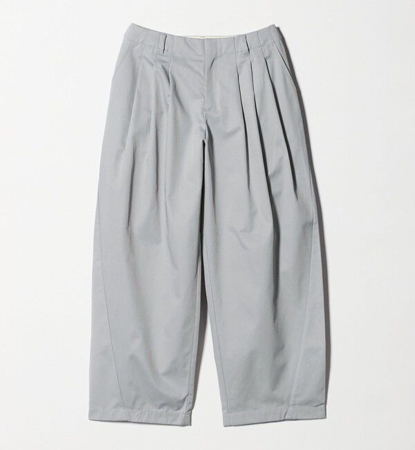 BEAUTY&YOUTH UNITED ARROWS「【WEB限定】バレルワイドチノパンツ ウォッシャブル」|チノ|MD.GRAY