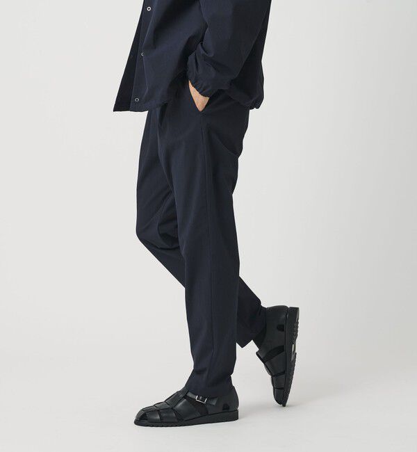 BEAUTY&YOUTH UNITED ARROWS「【WEB限定】 360&deg;MASTER 1プリーツ テーパード イージーパンツ NO.5 セットアップ対応 撥水 ストレッチ ウ」|チノ|