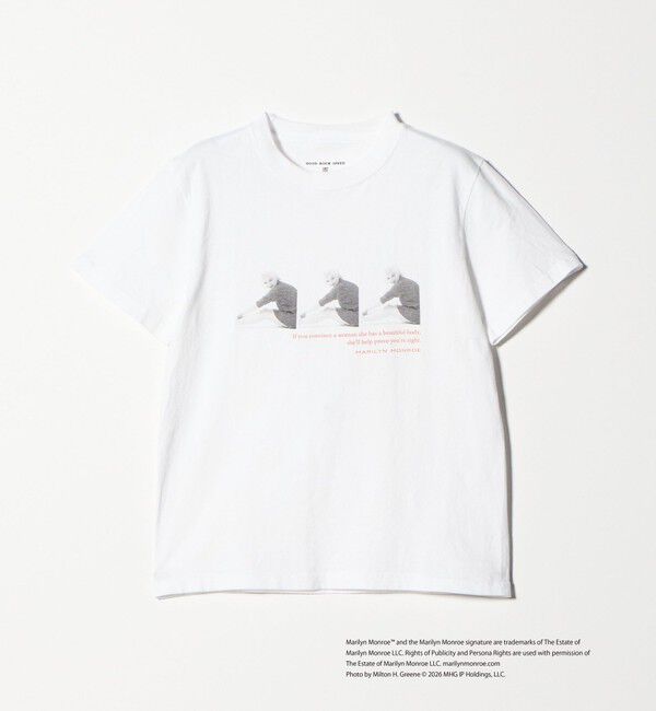 BEAUTY&YOUTH UNITED ARROWS「【別注】＜GOOD ROCK SPEED＞Marilyn Monroe フォトプリント Tシャツ」|Tシャツ・カットソー|