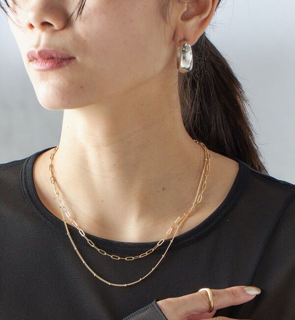 SHIPS for women「レイヤード チェーン ネックレス」|ネックレス|