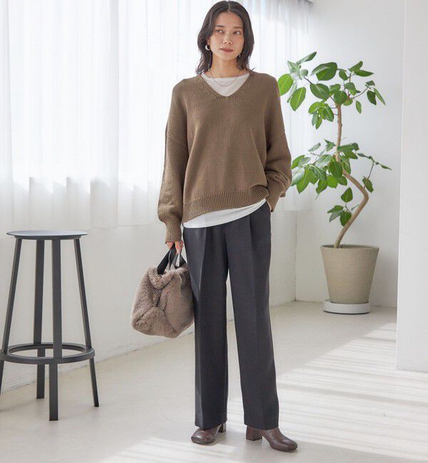 SHIPS for women「〈手洗い可能〉バルキーヤーン プルオーバー」|ニット・セーター|