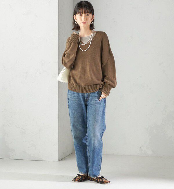 SHIPS for women「〈手洗い可能〉バルキーヤーン プルオーバー」|ニット・セーター|