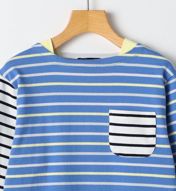 SHIPS KIDS「SHIPS KIDS:140～150cm /ボーダー ロングスリーブTシャツ」|Tシャツ・カットソー|