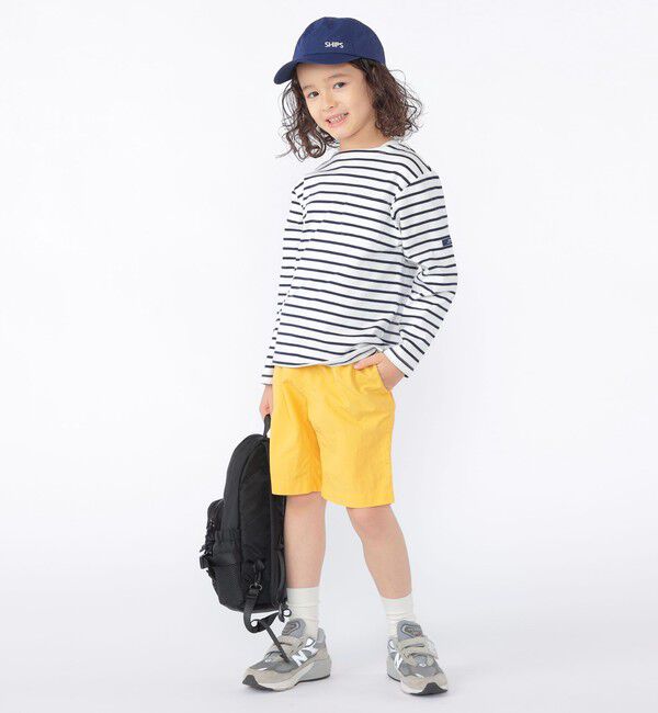 SHIPS KIDS「SHIPS KIDS:100～130cm /ボーダー ロングスリーブTシャツ」|Tシャツ・カットソー|