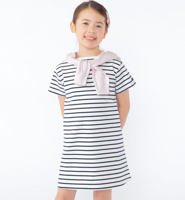 SHIPS KIDS「SHIPS KIDS:100～130cm / ボーダー ワンピース」|ワンピース|