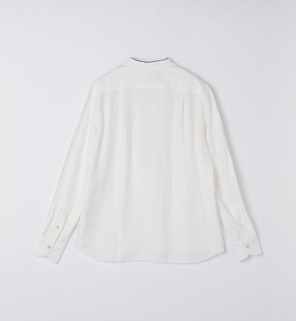 SHIPS「【SHIPS別注】Errico Formicola: エンブロイダリー ソリッド シャツ」|シャツ・ブラウス|