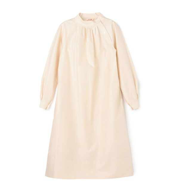 BACCA「コットンバックサテン ボリュームスリーブワンピース」|ワンピース|11 ホワイト