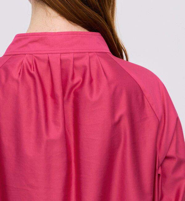 BACCA「コットンバックサテン ボリュームスリーブワンピース」|ワンピース|