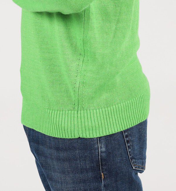 TOMORROWLAND MENS「TOMORROWLAND Tricot リネンクルーネック プルオーバーニット」|ニット・セーター|