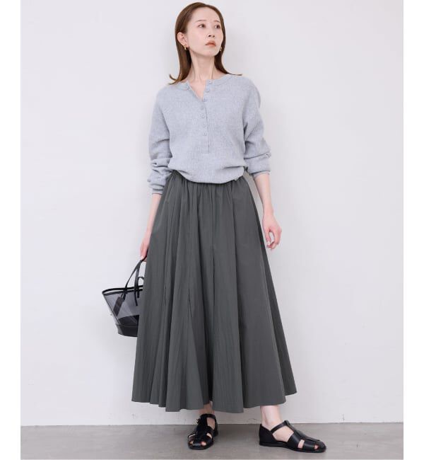 SLOBE IENA「切り替えボリュームスカート」|スカート|