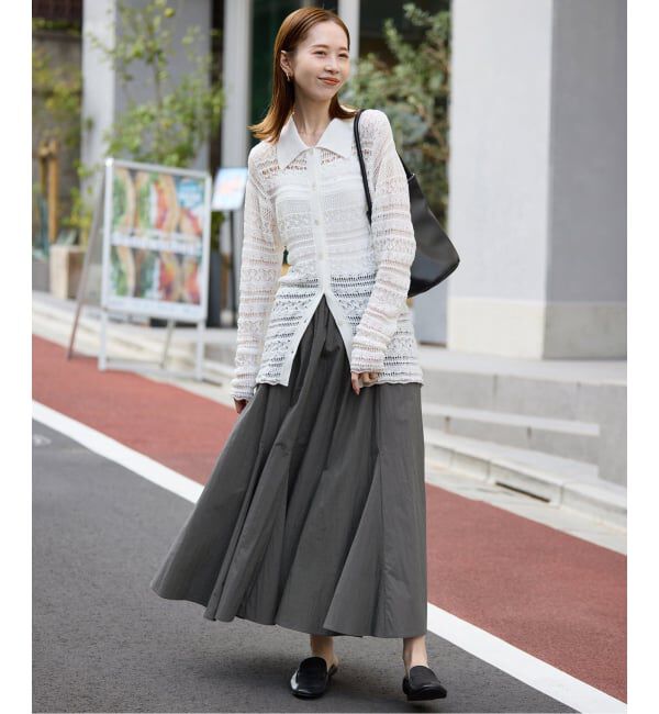 SLOBE IENA「切り替えボリュームスカート」|スカート|