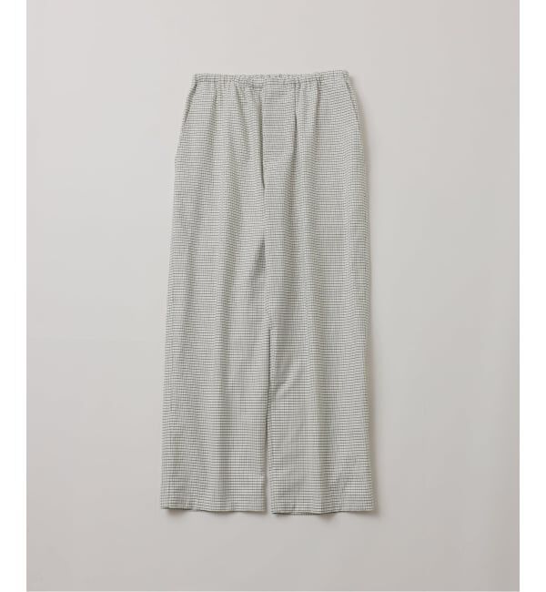 JOURNAL STANDARD「《予約》【FOLL / フォル】tattersall check pyjama pt」|スラックス|ブラウン