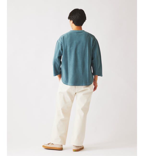 JOURNAL STANDARD relume「製品染め バックピケ ヘンリーネック 7分袖 Tシャツ」|Tシャツ・カットソー|