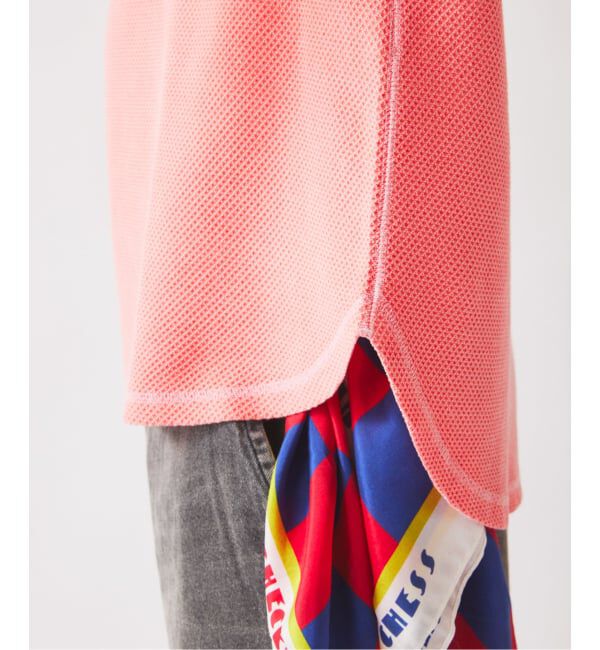 JOURNAL STANDARD relume「製品染め バックピケ ヘンリーネック 7分袖 Tシャツ」|Tシャツ・カットソー|