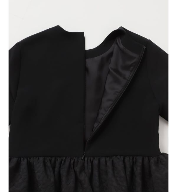 HARDY NOIR「ダブルクロスレオパードペプラムワンピース」|ワンピース|