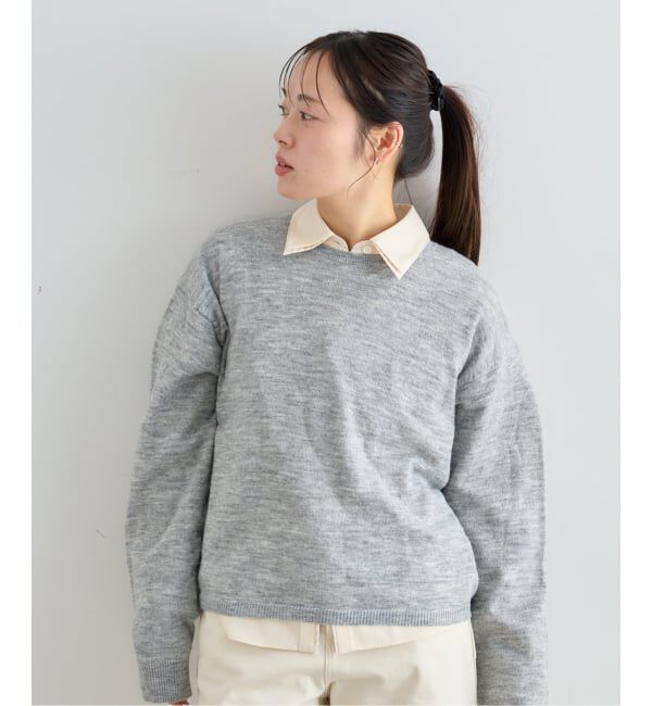 U by SPICK&SPAN「≪手洗い可≫ シアーニットプルオーバー」|ニット・セーター|