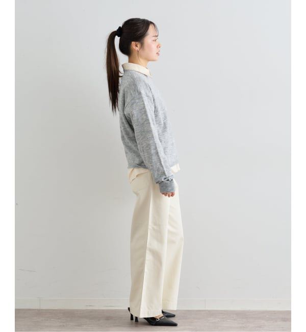 U by SPICK&SPAN「≪手洗い可≫ シアーニットプルオーバー」|ニット・セーター|