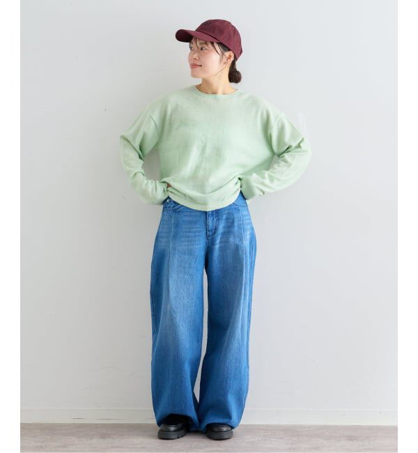 U by SPICK&SPAN「≪手洗い可≫ シアーニットプルオーバー」|ニット・セーター|