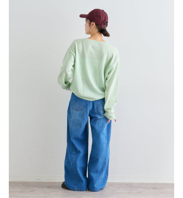 U by SPICK&SPAN「≪手洗い可≫ シアーニットプルオーバー」|ニット・セーター|