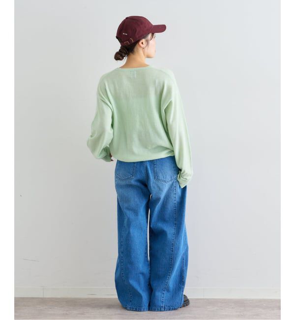 U by SPICK&SPAN「≪手洗い可≫ シアーニットプルオーバー」|ニット・セーター|