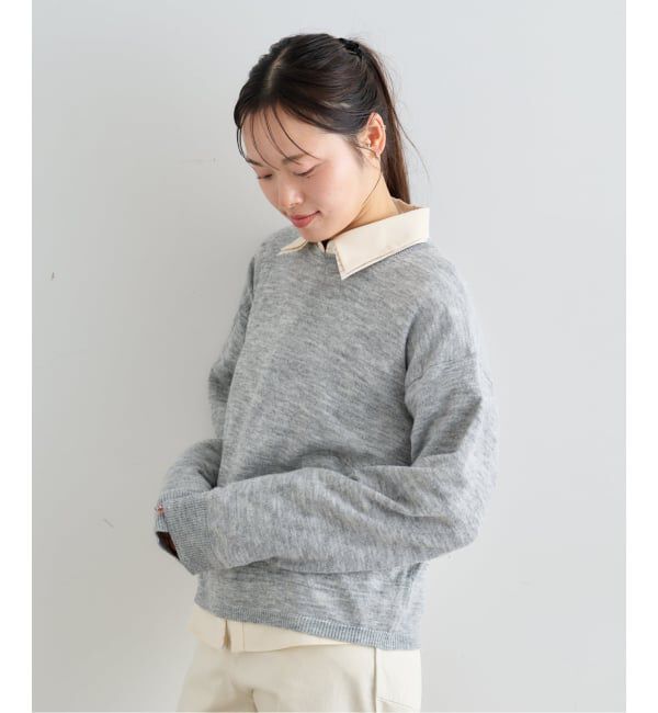 U by SPICK&SPAN「≪手洗い可≫ シアーニットプルオーバー」|ニット・セーター|