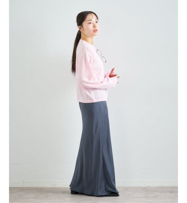 U by SPICK&SPAN「≪手洗い可≫ シアーニットプルオーバー」|ニット・セーター|