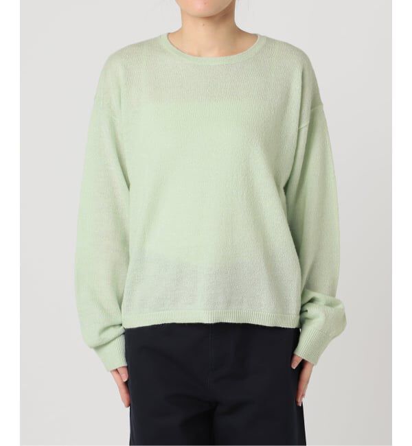 U by SPICK&SPAN「≪手洗い可≫ シアーニットプルオーバー」|ニット・セーター|