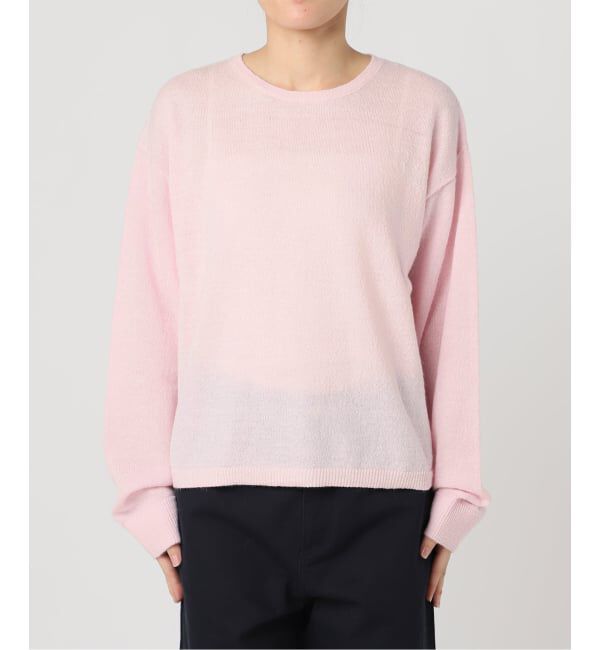 U by SPICK&SPAN「≪手洗い可≫ シアーニットプルオーバー」|ニット・セーター|