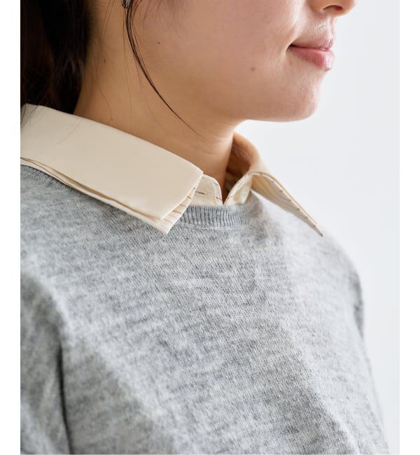 U by SPICK&SPAN「≪手洗い可≫ シアーニットプルオーバー」|ニット・セーター|