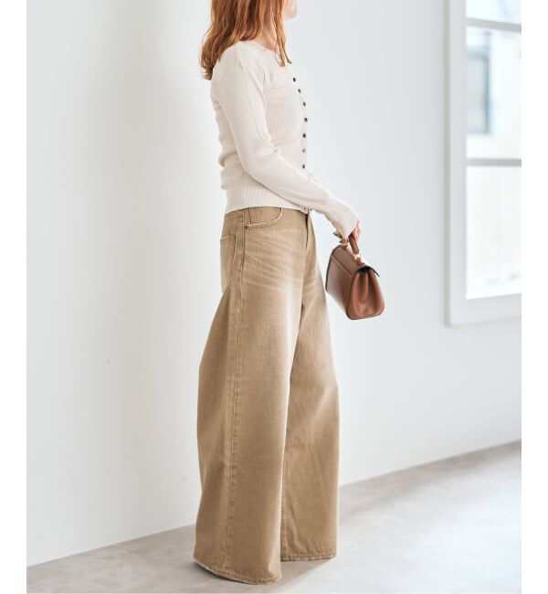 Spick and Span「5 1/2 HIGH-WIDELEG DENIM」|デニム|
